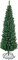 Slim Pencil Green Christmas Tree - Artificial Linden Spruce with Premium PVC Needles - Sturdy Metal Stand Included - Ideal for Compact Spaces - Effortless Assembly and Elegant Holiday Décor